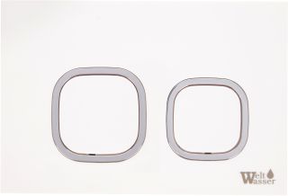 Клавиша смыва WeltWasser WW Amberg RD-WT 10000005629 Белая